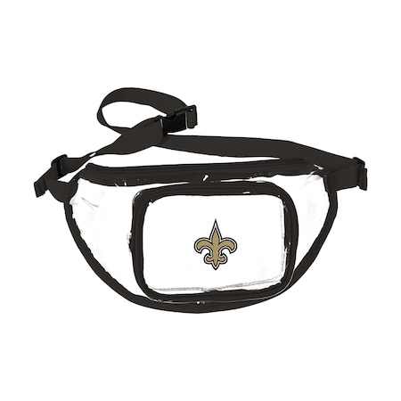 Logo Brands New Orleans Saints Clear Fanny Pack 620-881